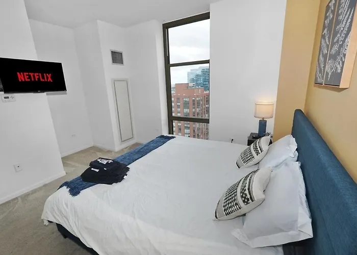 Apartamento Luxury 21st Floor Skyline Views Near Grant Park *